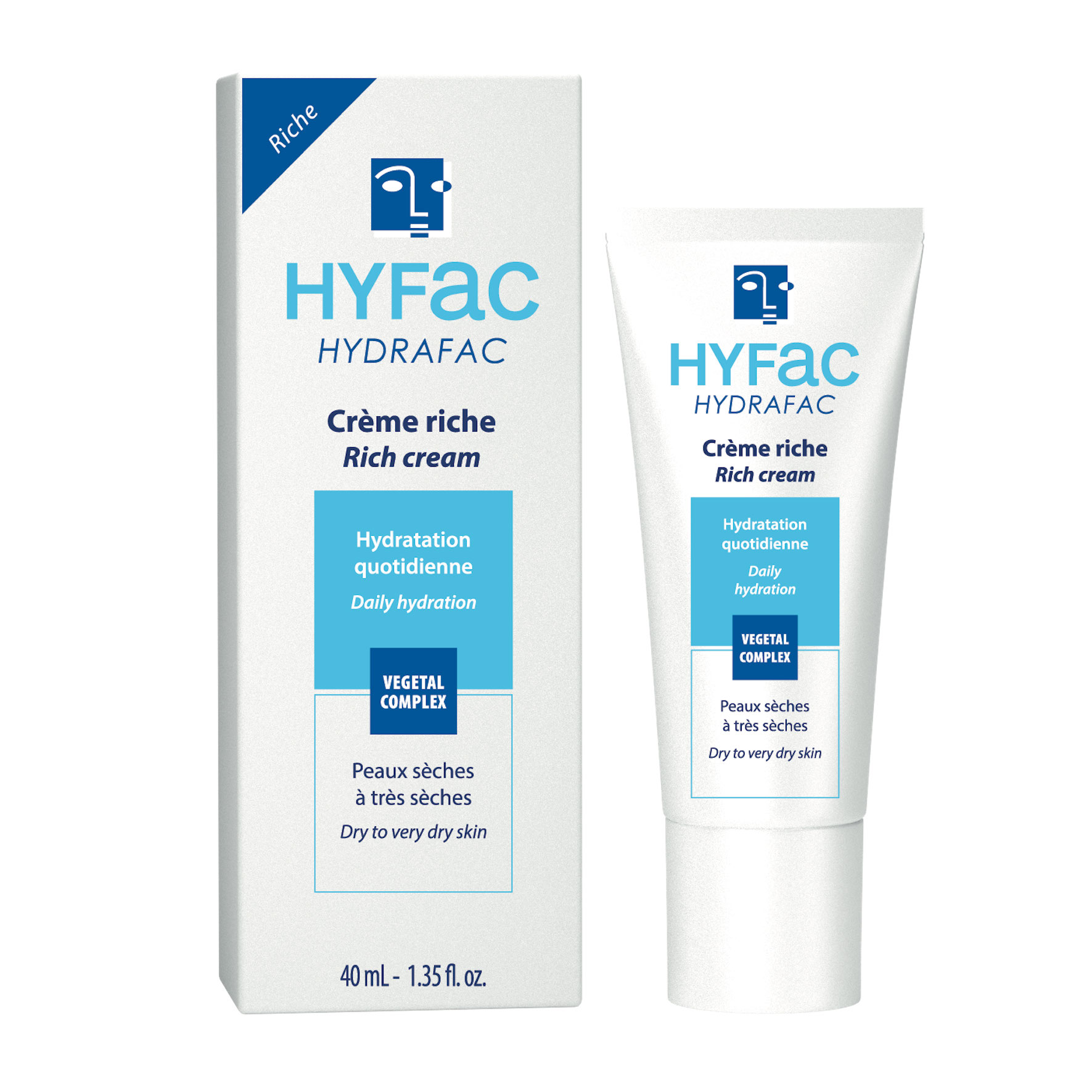 HYDRAFAC reichhaltige Feuchtigkeitscreme für trockene Haut