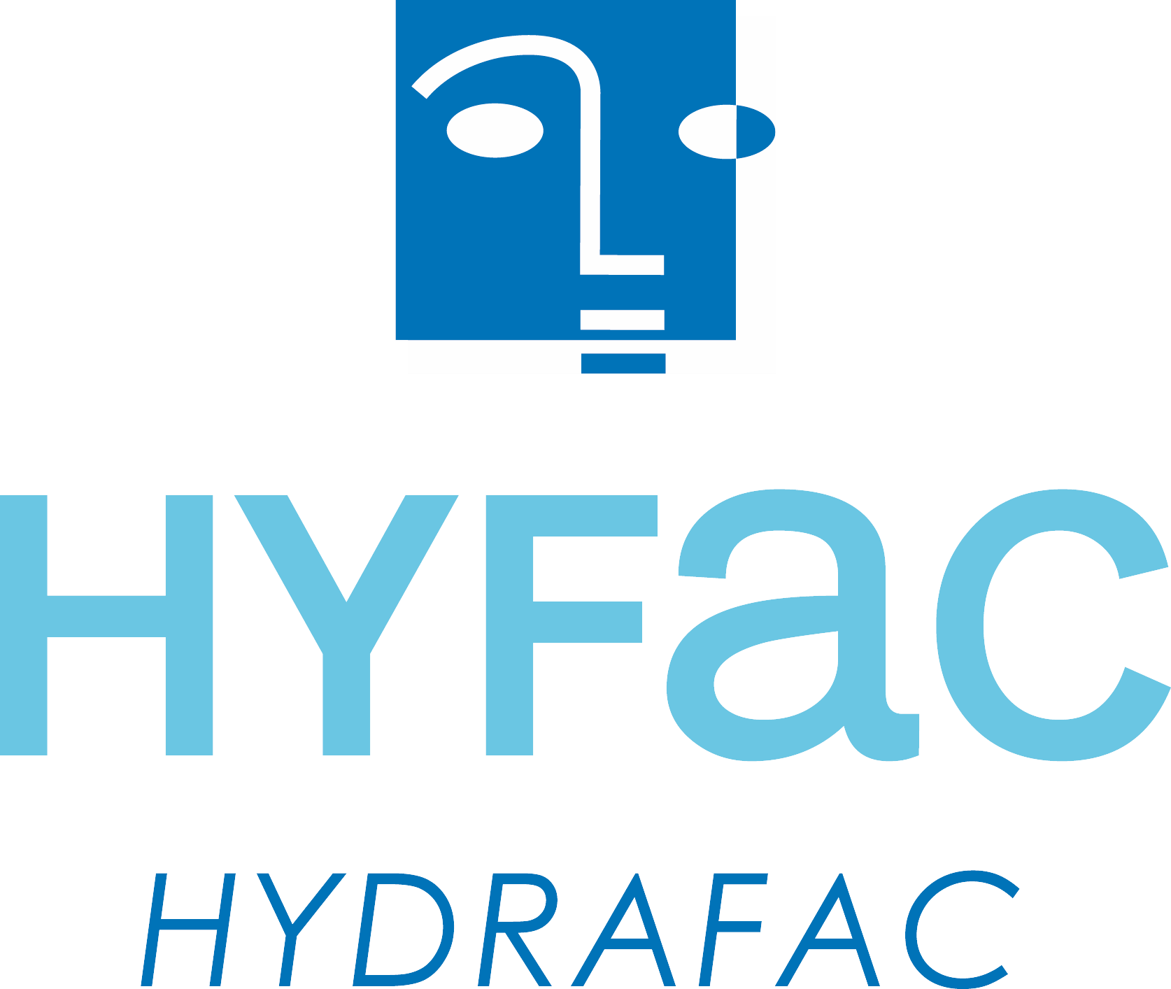 "Hydrafac" logotipas