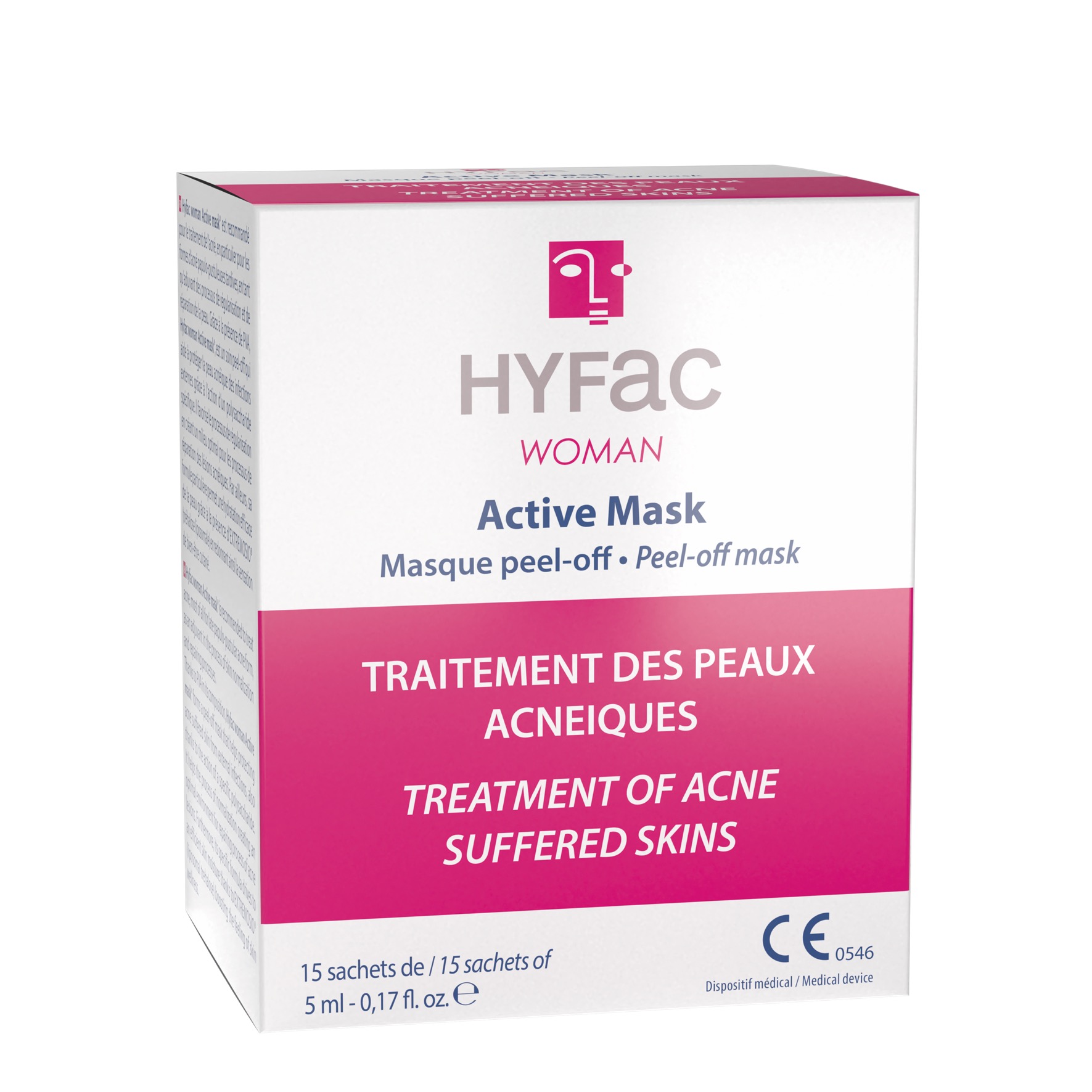 HYFAC WOMAN Active Mask tratamiento del acné para mujeres adultas