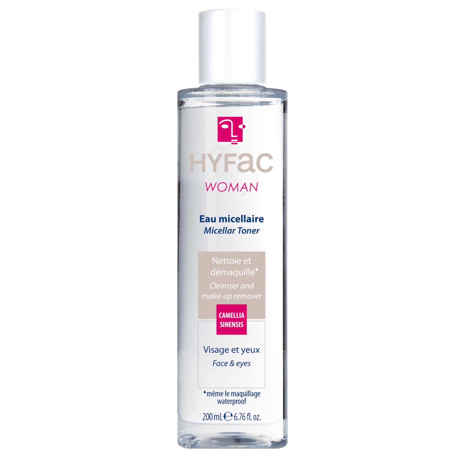 HYFAC WOMAN Micellar water cleanses and removes make-up