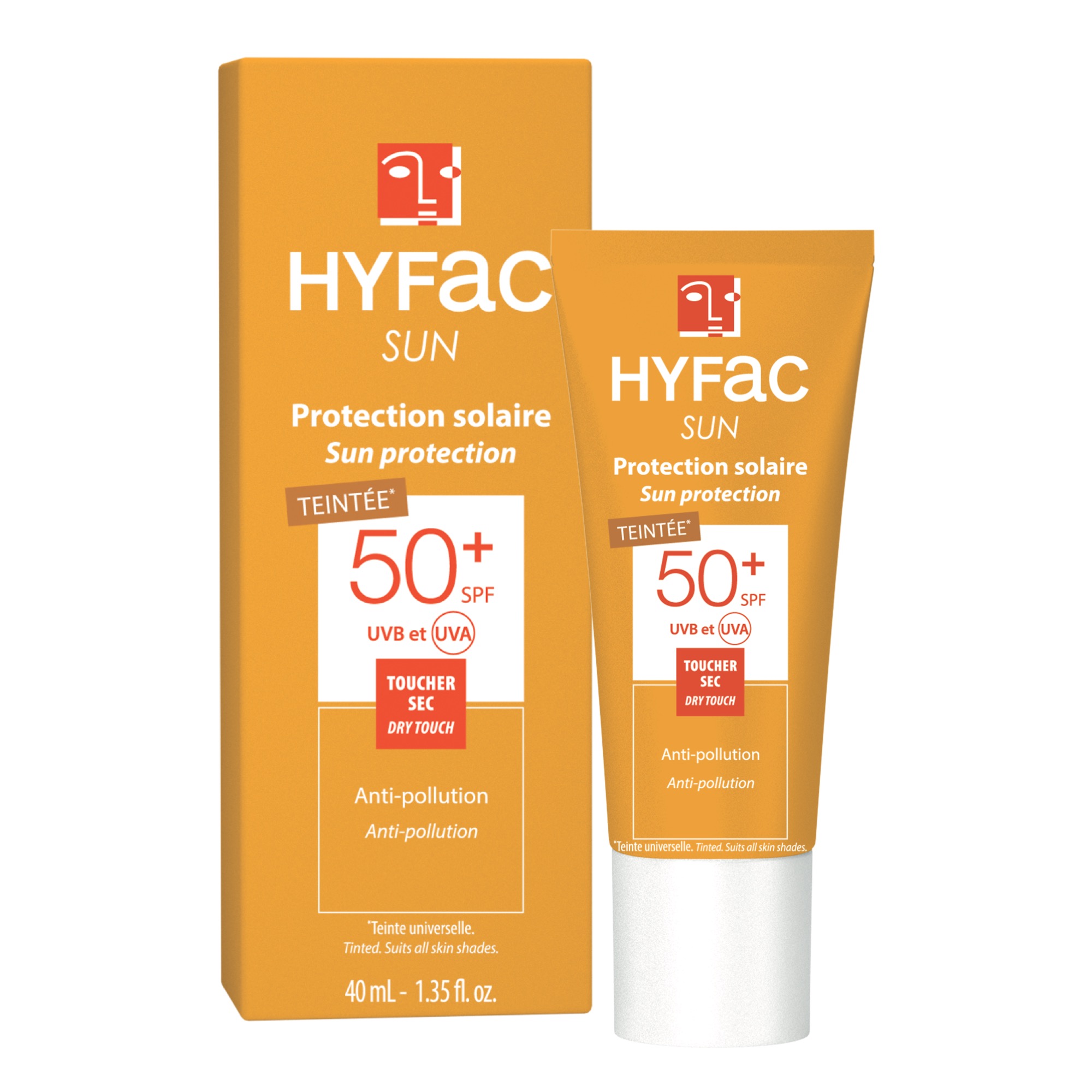 HYFAC Защита от тонированного солнца HYFAC SUN Tinted Sun Protection SPF50+ (впервые)