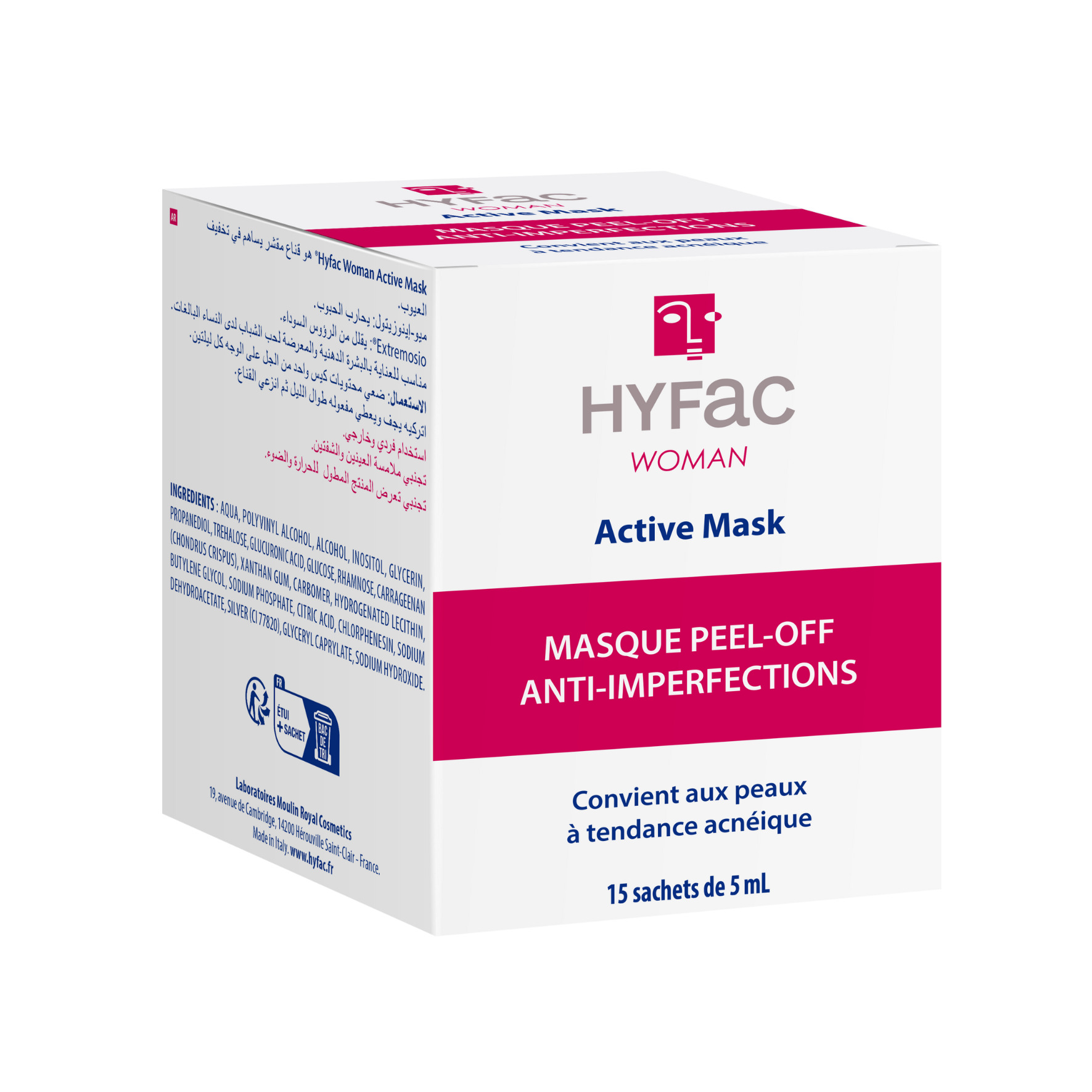HYFAC WOMAN Active Mask tratamiento del acné para mujeres
